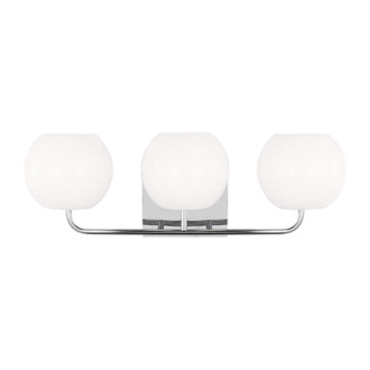 Rory Three Light Vanity in Chrome (1|GLV1013EN3/CH)
