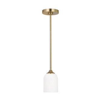 Emile One Light Mini Pendant in Satin Brass (1|GLP1021EN3/SB)