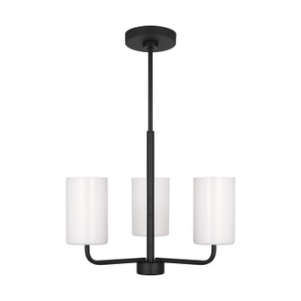 Rhett One Light Chandelier in Midnight Black (1|GLC1003EN3/MBK)