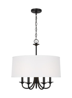 Seville Five Light Chandelier in Midnight Black (1|3320205EN-112)