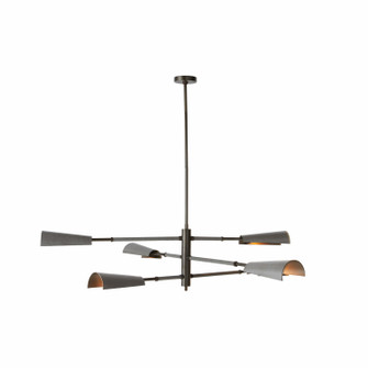 Estevan LED Chandelier in English Bronze/Graphite (314|DLC26)
