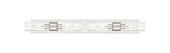 Downtown Urban Four Light Bath Vanity in Satin Nickel (405|617S-4W-SN-G617-8SDY)