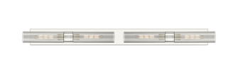 Downtown Urban Four Light Bath Vanity in Polished Nickel (405|617L-4W-PN-G617-11SM)