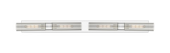 Downtown Urban Four Light Bath Vanity in Polished Chrome (405|617L-4W-PC-G617-11SM)