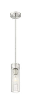 Downtown Urban One Light Mini Pendant in Satin Nickel (405|617-1S-SN-G617-8SCL)