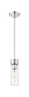 Downtown Urban One Light Mini Pendant in Polished Chrome (405|617-1S-PC-G617-8DE)