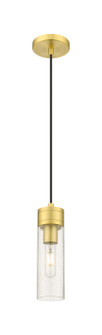 Downtown Urban One Light Mini Pendant in Satin Gold (405|617-1P-SG-G617-8SDY)