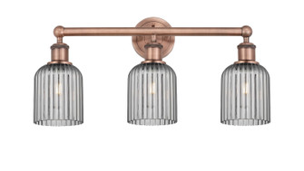 Edison Three Light Bath Vanity in Antique Copper (405|616-3W-AC-G559-5SM)