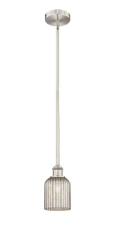 Edison One Light Mini Pendant in Brushed Satin Nickel (405|616-1S-SN-G559-5ME)