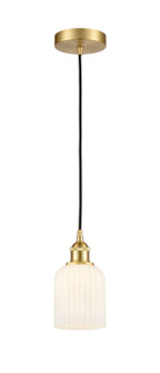 Edison One Light Mini Pendant in Satin Gold (405|616-1P-SG-G559-5GWH)