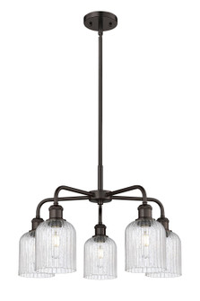 Ballston Five Light Chandelier in Oil Rubbed Bronze (405|516-5CR-OB-G559-5SDY)