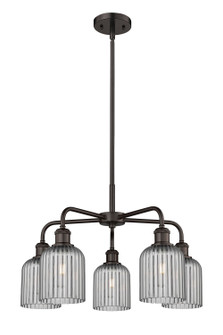 Ballston Five Light Chandelier in Oil Rubbed Bronze (405|516-5CR-OB-G559-5SM)