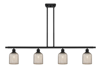 Ballston Four Light Island Pendant in Matte Black (405|516-4I-BK-G559-5ME)