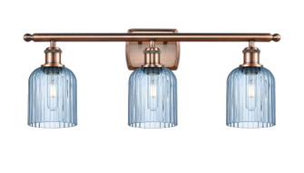 Ballston Three Light Bath Vanity in Antique Copper (405|516-3W-AC-G559-5BL)