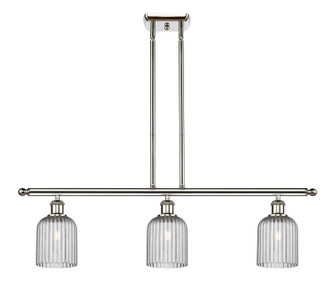 Ballston Three Light Island Pendant in Polished Nickel (405|516-3I-PN-G559-5SM)
