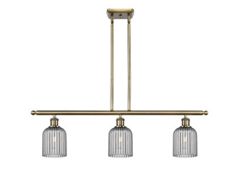 Ballston Three Light Island Pendant in Antique Brass (405|516-3I-AB-G559-5SM)