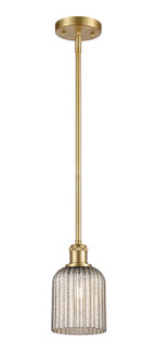 Ballston One Light Mini Pendant in Satin Gold (405|516-1S-SG-G559-5ME)
