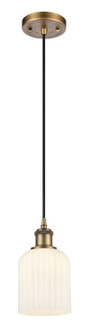 Ballston One Light Mini Pendant in Brushed Brass (405|516-1P-BB-G559-5GWH)