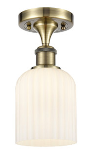 Ballston One Light Semi-Flush Mount in Antique Brass (405|516-1C-AB-G559-5GWH)