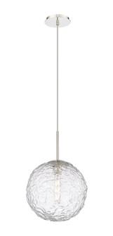 Downtown Urban One Light Mini Pendant in Polished Nickel (405|321-1P-PN-G320-12CL-PN)