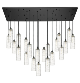 Downtown Urban 21 Light Pendant in Matte Black (405|172BK-B-21P-BK-G434-12DE)