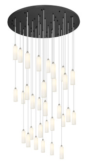 Downtown Urban 31 Light Pendant in Polished Nickel (405|160BK-B-31P-PN-G434-12WH)