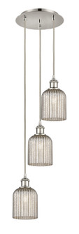 Ballston Three Light Pendant in Polished Nickel (405|113B-3P-PN-G559-5ME)