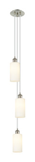 Downtown Urban Three Light Pendant in Brushed Brass (405|103B-3P-BB-G434-7CL)