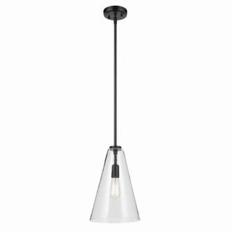 Everly One Light Pendant in Black (12|42199BK)