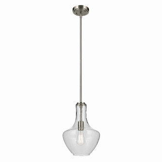 Everly One Light Pendant in Brushed Nickel (12|42141NI)