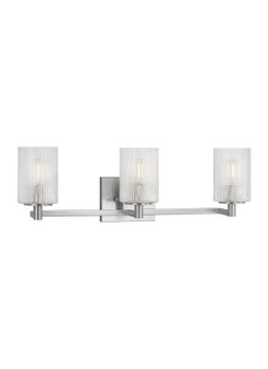 Lando Three Light Wall / Bath in Brushed Steel (1|GLV1043BS)
