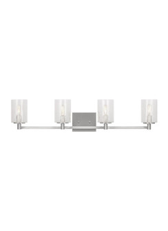 Parker Four Light Wall / Bath in Brushed Steel (1|GLV1034BS)