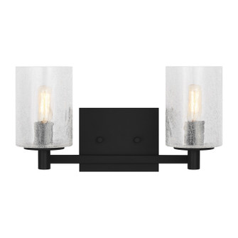 Parker Two Light Wall / Bath in Midnight Black (1|GLV1032EN/MBK)