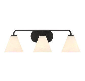 Blair Three Light Bathroom Vanity in Matte Black (51|8-2988-3-BK)