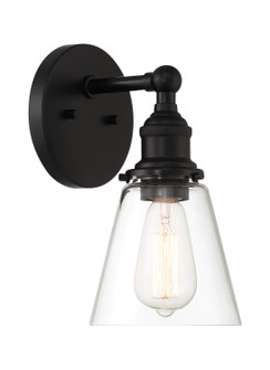 Barwell One Light Wall Sconce in Coal Black (7|5681-66A)