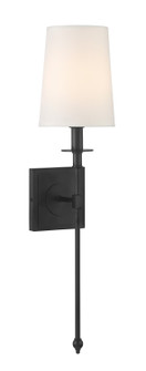 Calera One Light Wall Sconce in Coal (7|2021-66A)