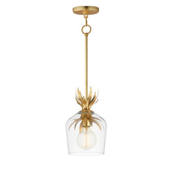 Paloma One Light Pendant in Gold Leaf (16|2871GL)