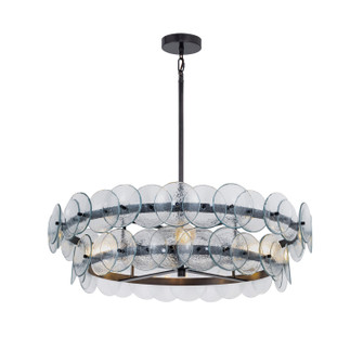 Loren Six Light Chandelier in Gunmetal (16|21823TCGM)