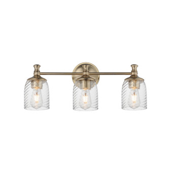 Swirl Three Light Bath Vanity in Satin Champagne (16|21353CRSCH)