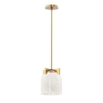 Scoop One Light Pendant in Natural Aged Brass (16|21230MRNAB)