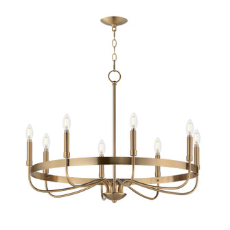 Frankie Eight Light Chandelier in Heritage (16|14498HR)