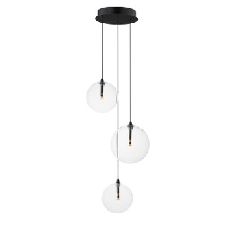 Global LED Pendant in Black (86|E25073-18BK)