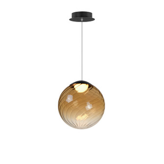 Planetary LED Pendant in Black (86|E24189-05BK)