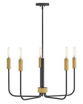Austen LED Chandelier in Black (531|83634BK-LCB)