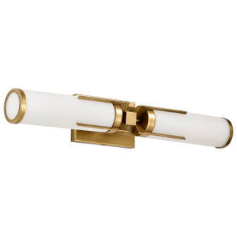 Roselle Two Light Vanity in Natural Brass (72|60-8042)