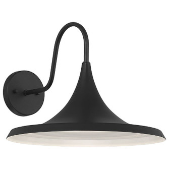 Pella LED Outdoor Wall Mount in Black (18|20382LEDDMG-BL)