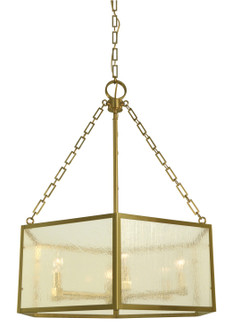 Mila Six Light Chandelier in Brushed Brass (8|5915 BR)