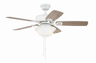 Twist N Click 42'' Ceiling Fan in White (46|TCE42W5C1-C)