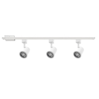 Charge LED Track Luminaire in White (34|H-8010/3-CS-WT)