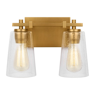 Mercer Two Light Vanity in Burnished Brass (454|VS24302BBS)